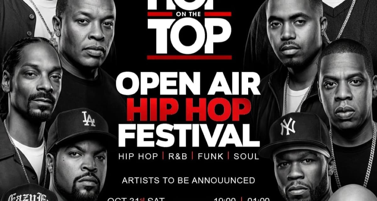Cartel de Hop on The Top Open Air Halloween [Balla]