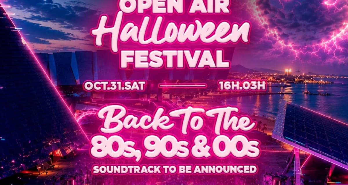 Cartel de Throwback Open Air Halloween [Balla]