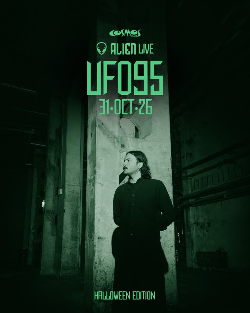 Cartel de ALIEN LIVE Halloween Edition - UFO95 at COSMOS CLUB