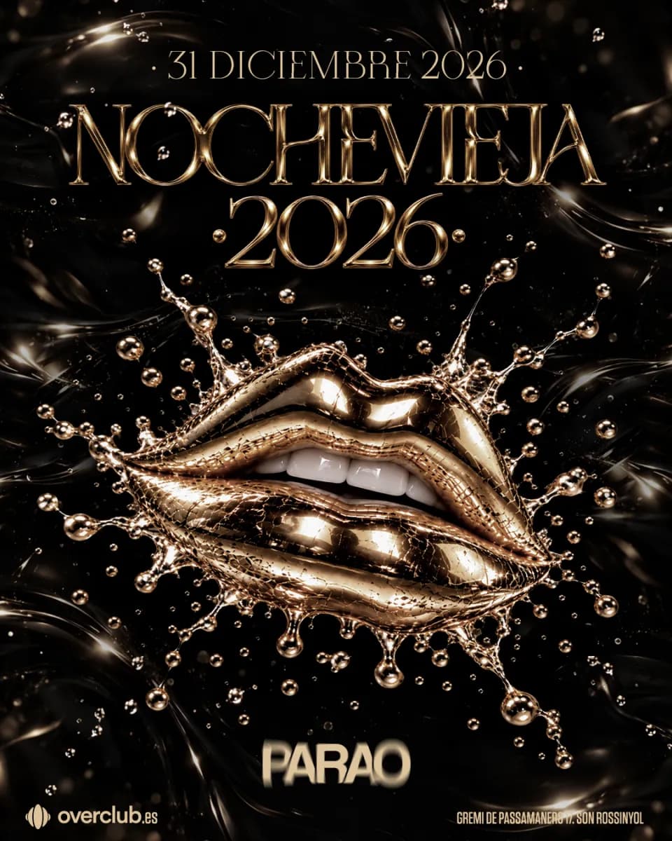 Cartel de Parao Nochevieja