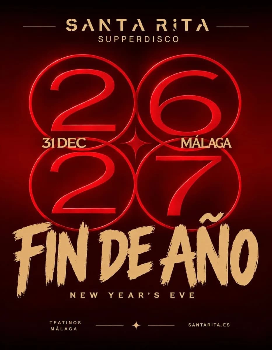 Cartel de Fin de Año x Santa Rita 2026