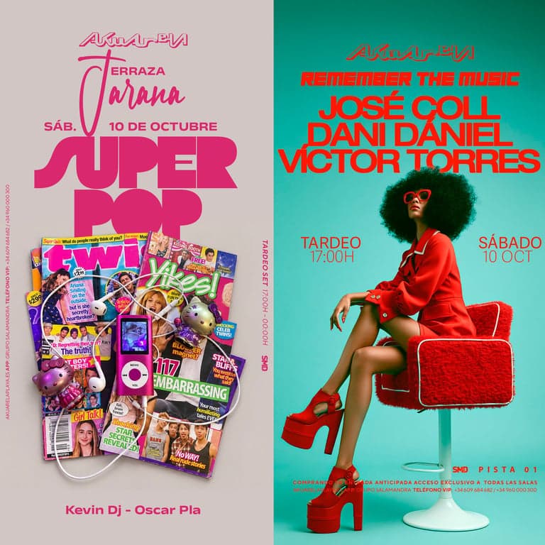 SABADO 10 TARDEO 80’S 90’S Y 2 MIL