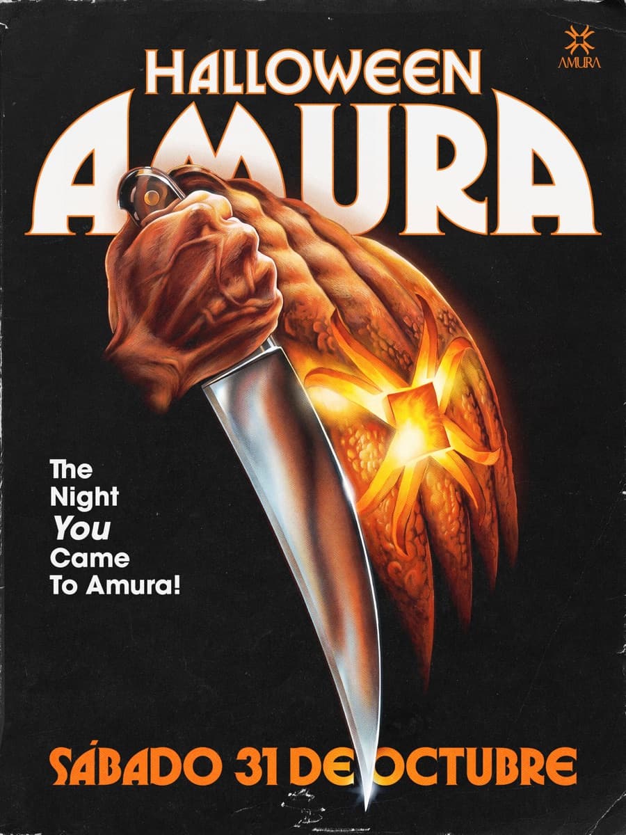 Cartel de Halloween · Amura