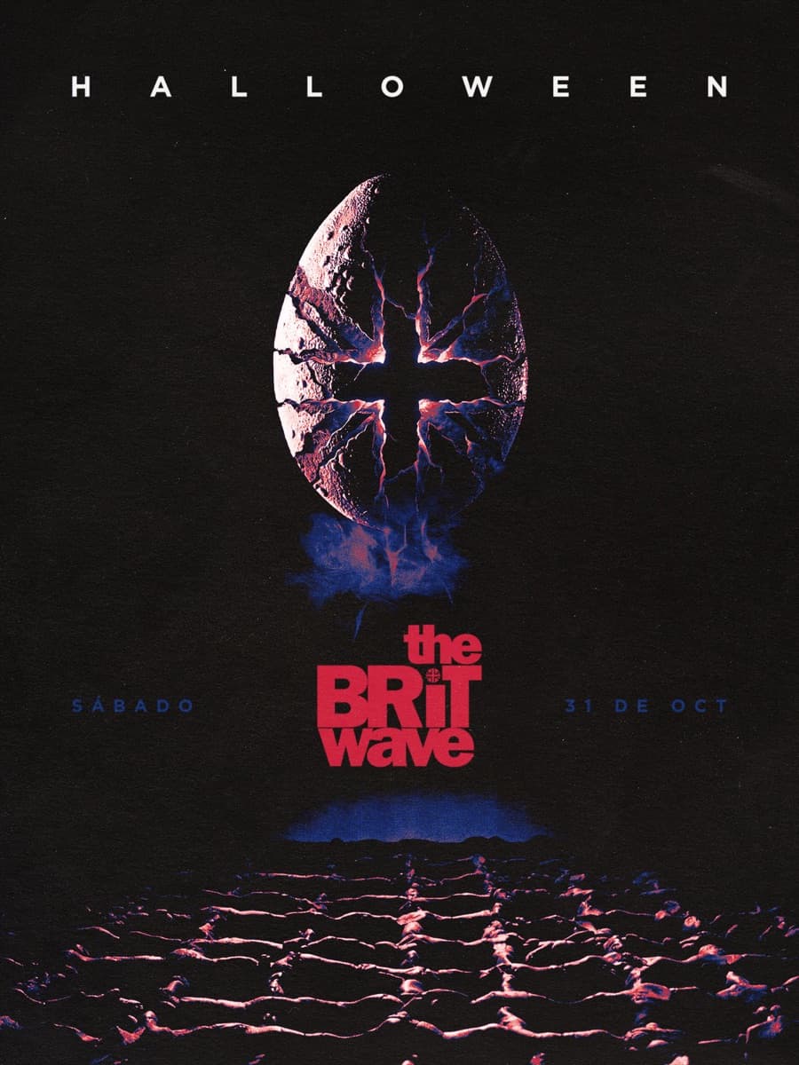 Cartel de Halloween · Brit