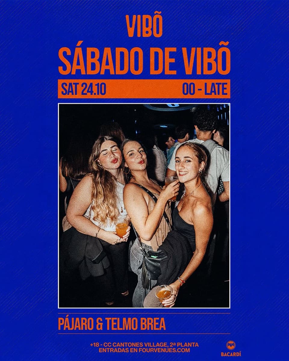 Cartel de Sábado de Vibõ (la previa de Halloween)