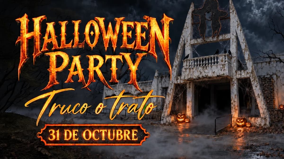 Cartel de Halloween Party @ Penelope Benidorm