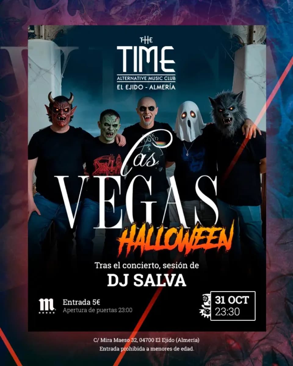 Cartel de Las vegas Halloween