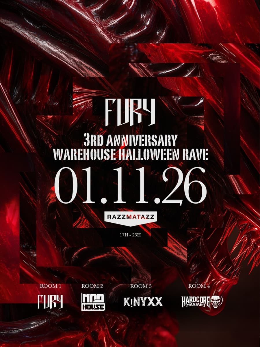 Cartel de Fury 3rd Anniversary Day 2 x Halloween
