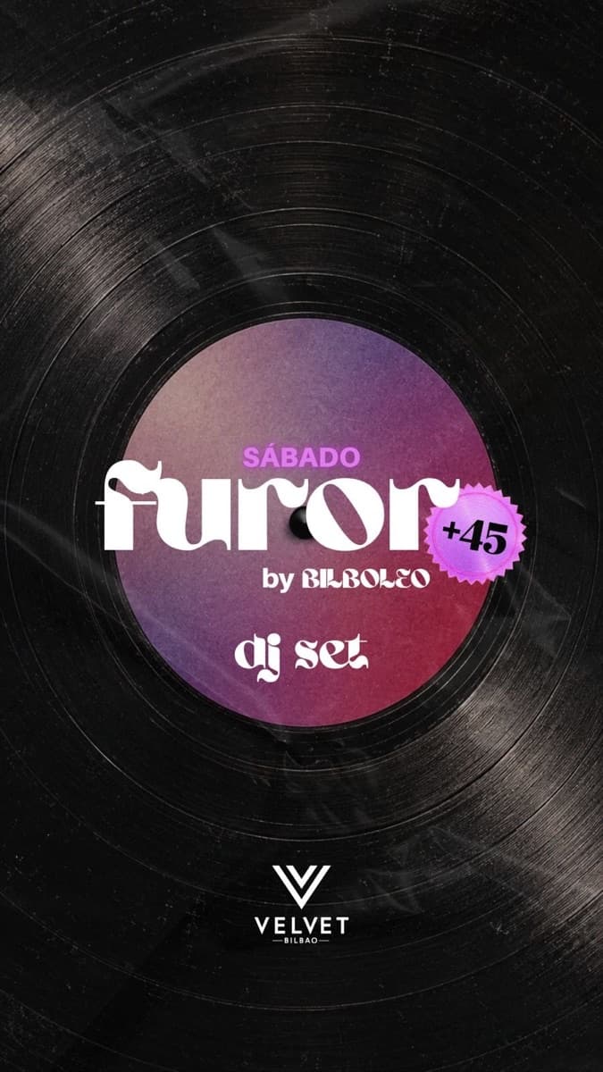 Cartel de Tardeo Halloween Furor en Velvet