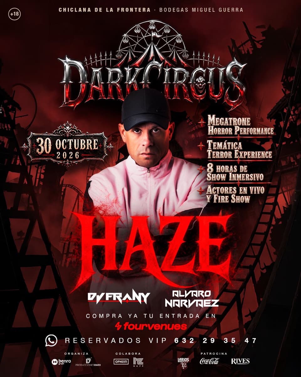 Cartel de DARK CIRCUS CHICLANA
