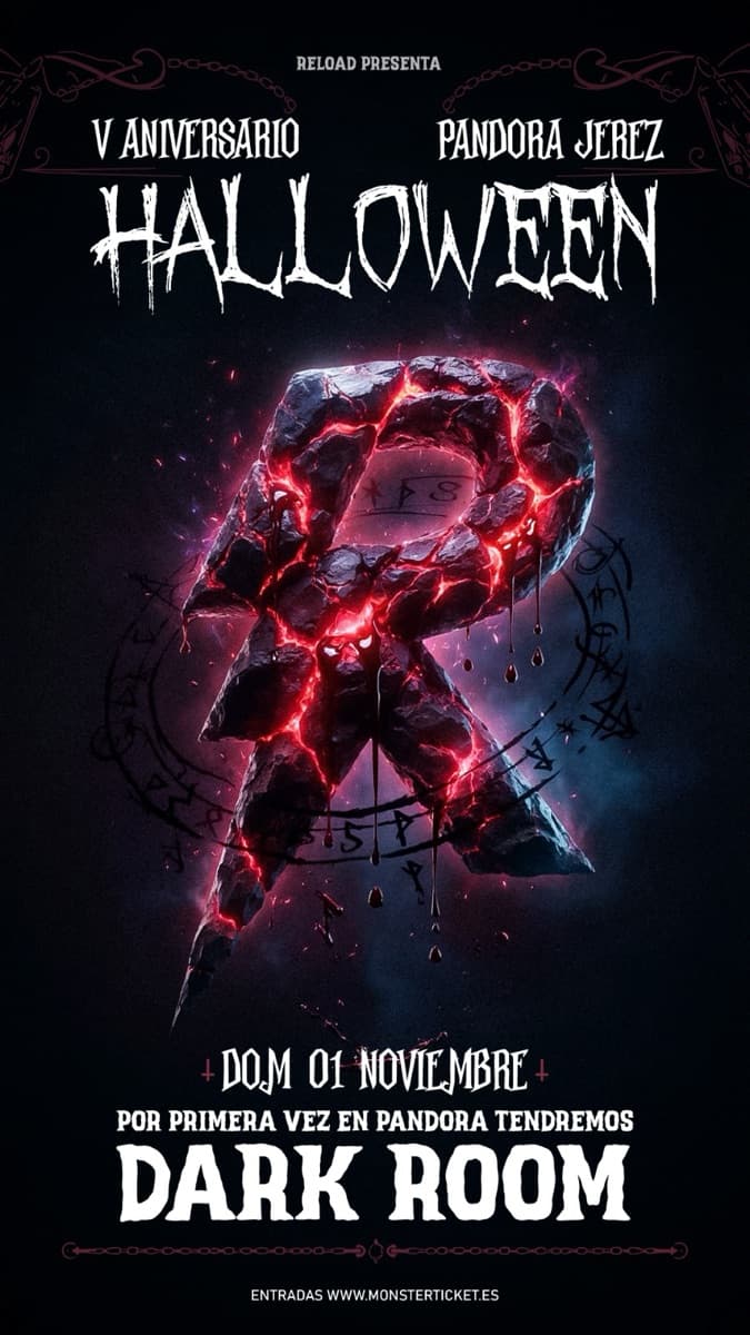 Cartel de RELOAD Halloween