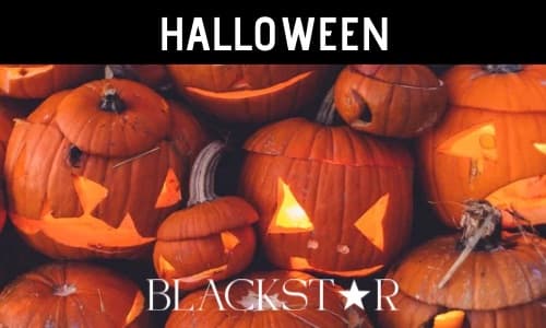 Cartel de Fiesta Halloween 2026 · Blackstar