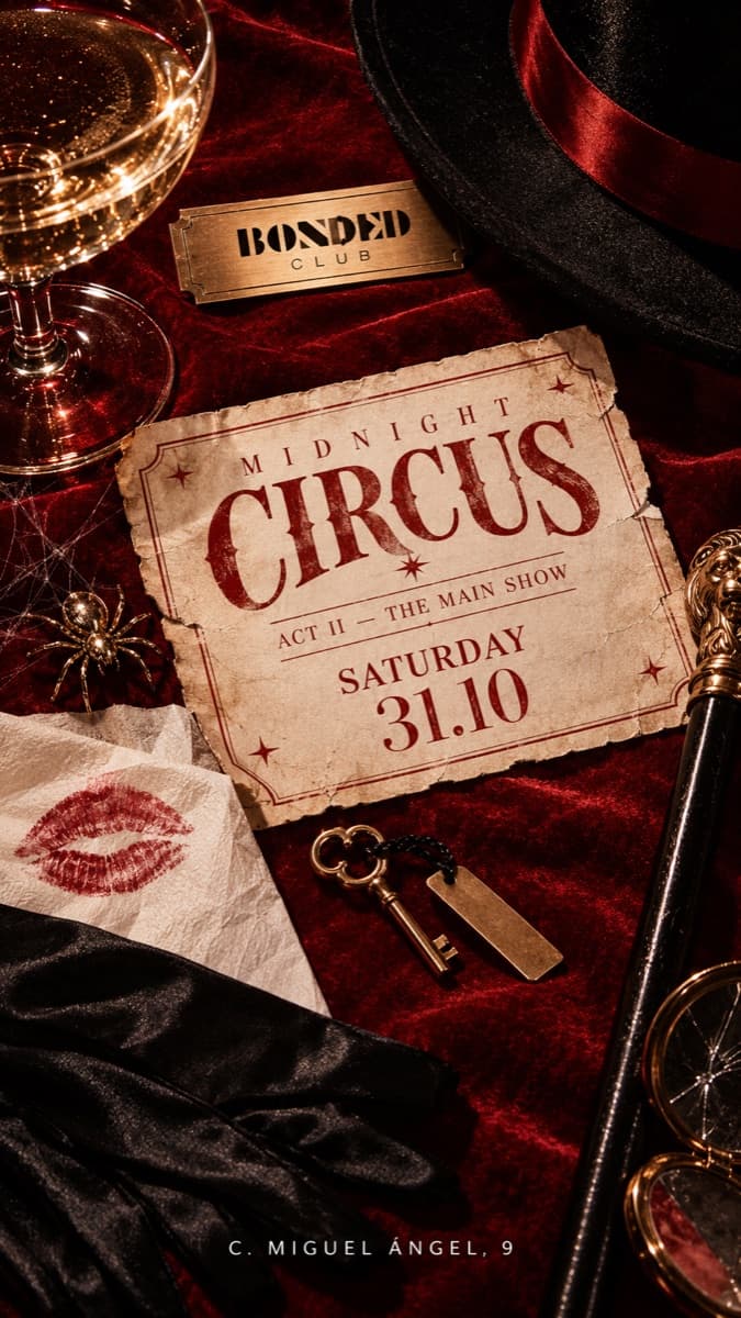 Cartel de MIDNIGHT CIRCUS HALLOWEEN NIGHT