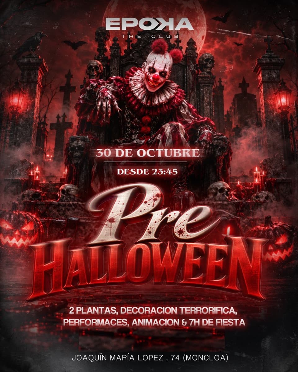 Cartel de EPOKA - PRE-HALLOWEEN