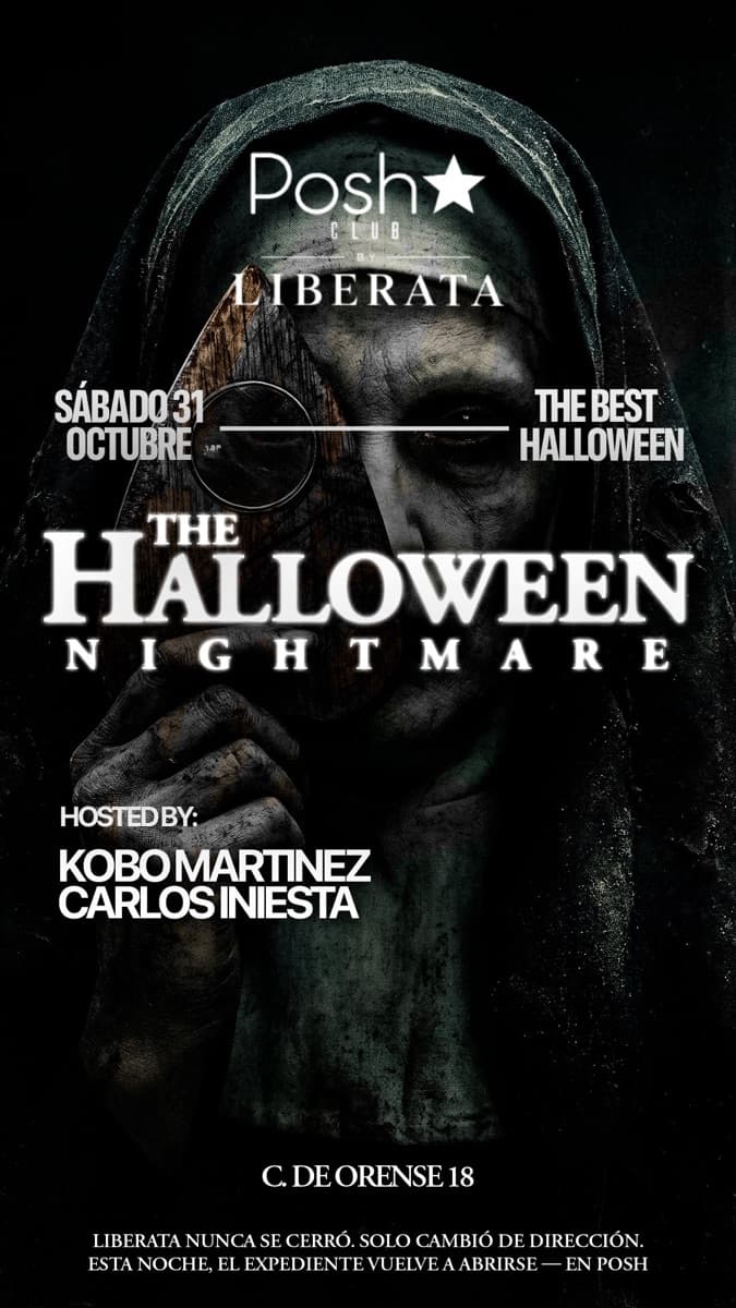 Cartel de Halloween POSH
