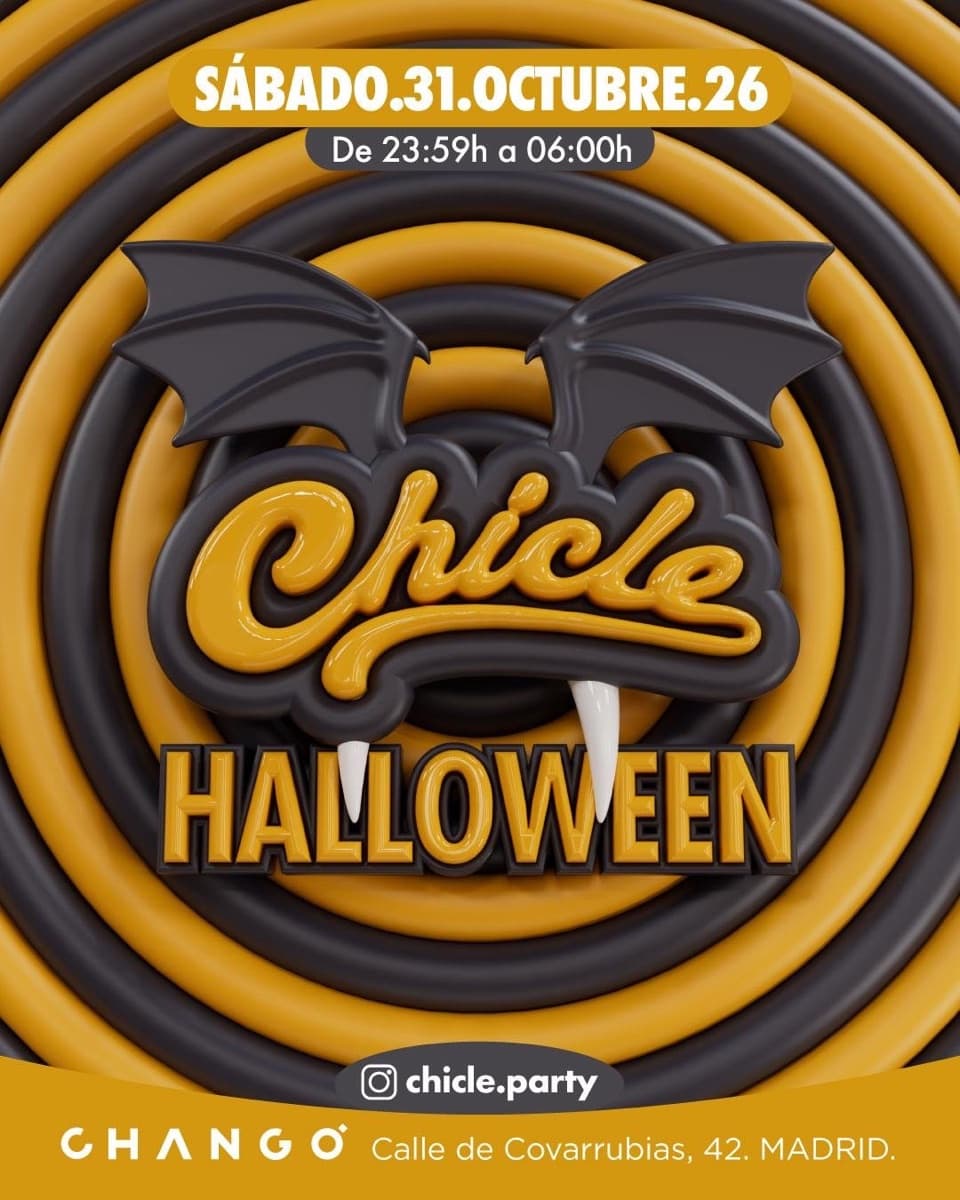 Cartel de CHICLE Halloween