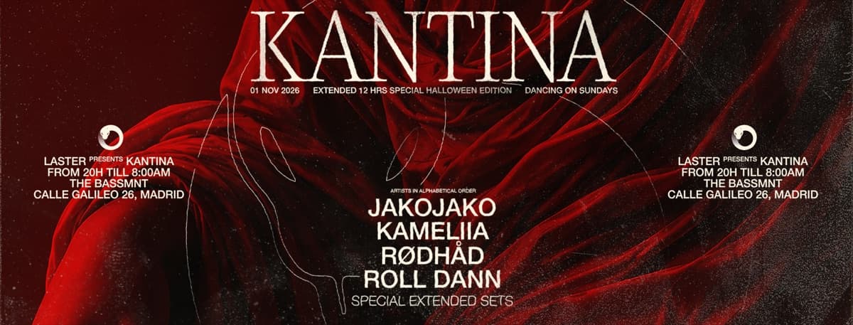 Cartel de Laster Kantina · Halloween Weekender