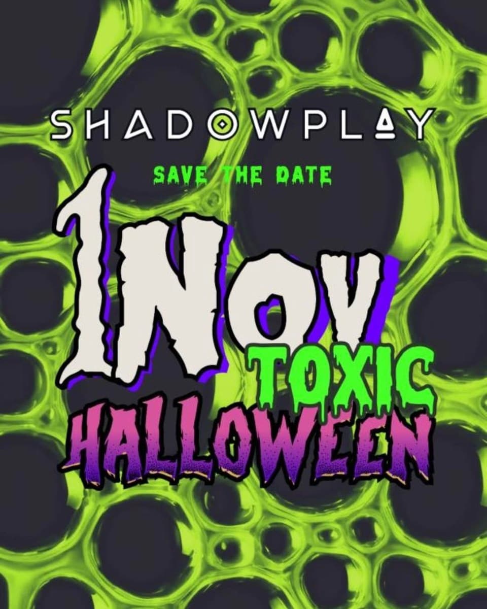 Cartel de TOXIC HALLOWEEN · SHADOWPLAY