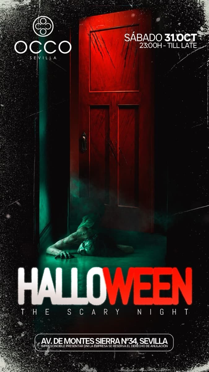 Cartel de NOCHE DE SÁBADO - HALLOWEEN