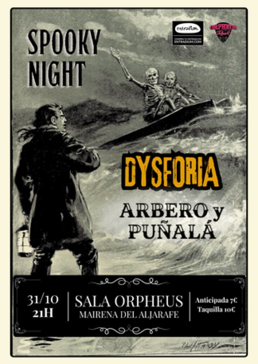 Cartel de Spooky night