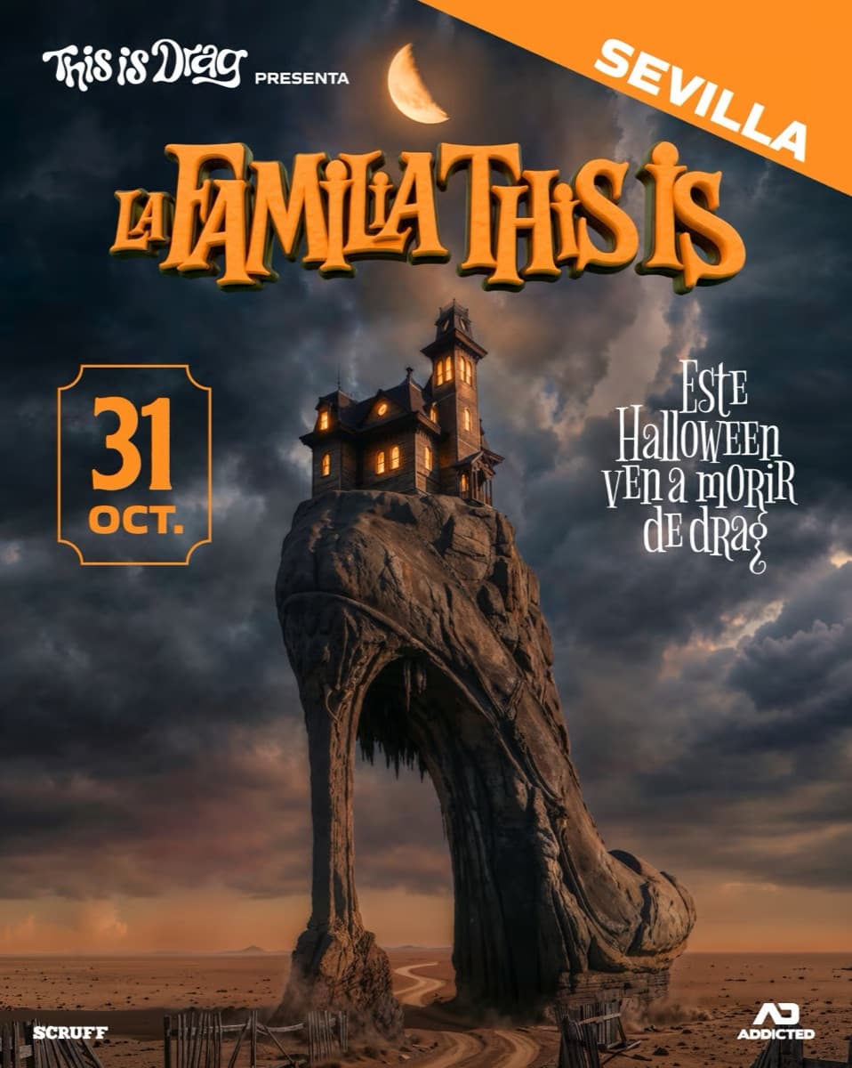 Cartel de LA FAMILIA DRAG · HALLOWEEN SEVILLA