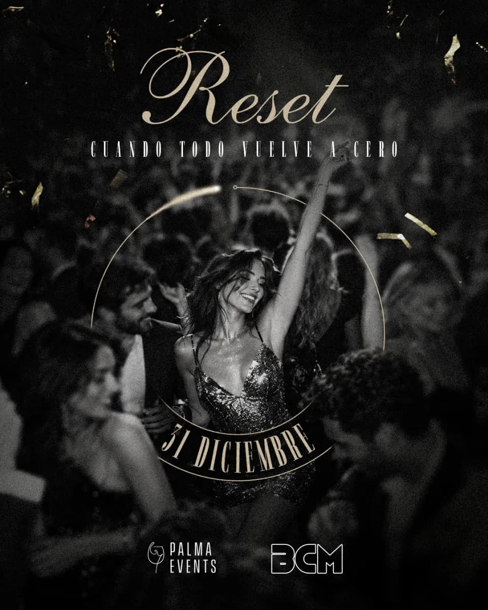 Cartel de Nochevieja RESET