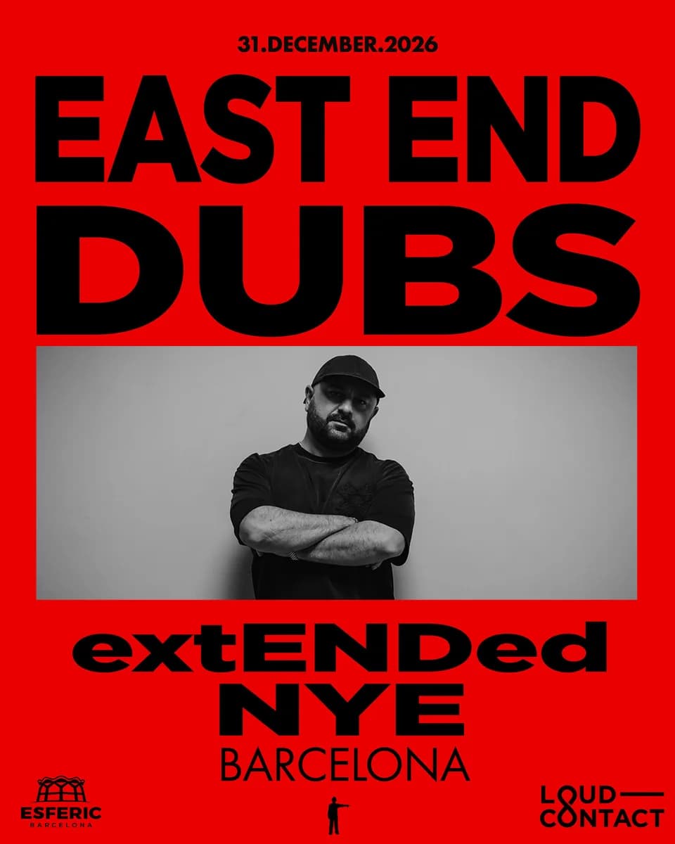 Cartel de East End Dubs presents extENDed · Barcelona NYE 2026