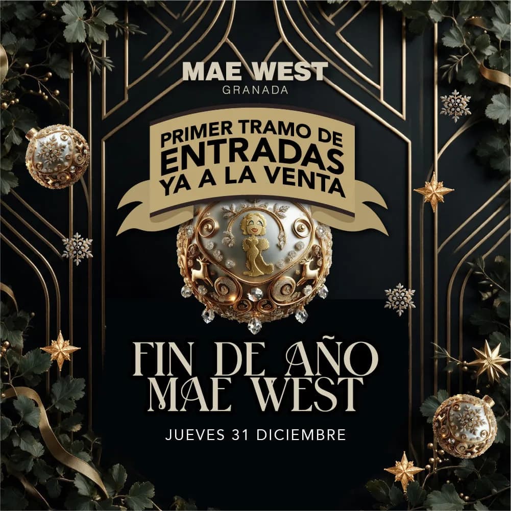 Cartel de Fin de Año Mae West