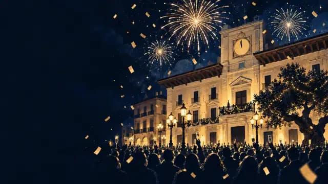 Cartel de Fiesta de Nochevieja