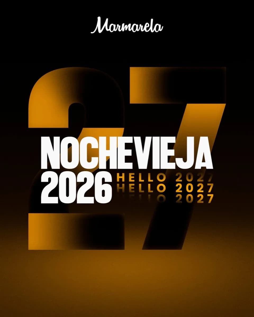 Cartel de Nochevieja 2026