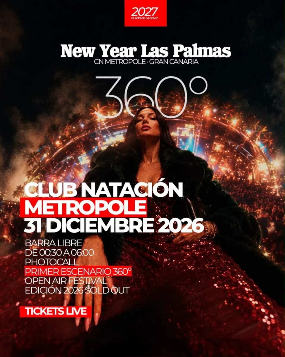 Cartel de New Year Las Palmas