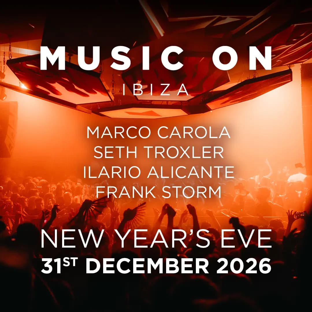 Cartel de Marco Carola presents Music On | New Year's Eve