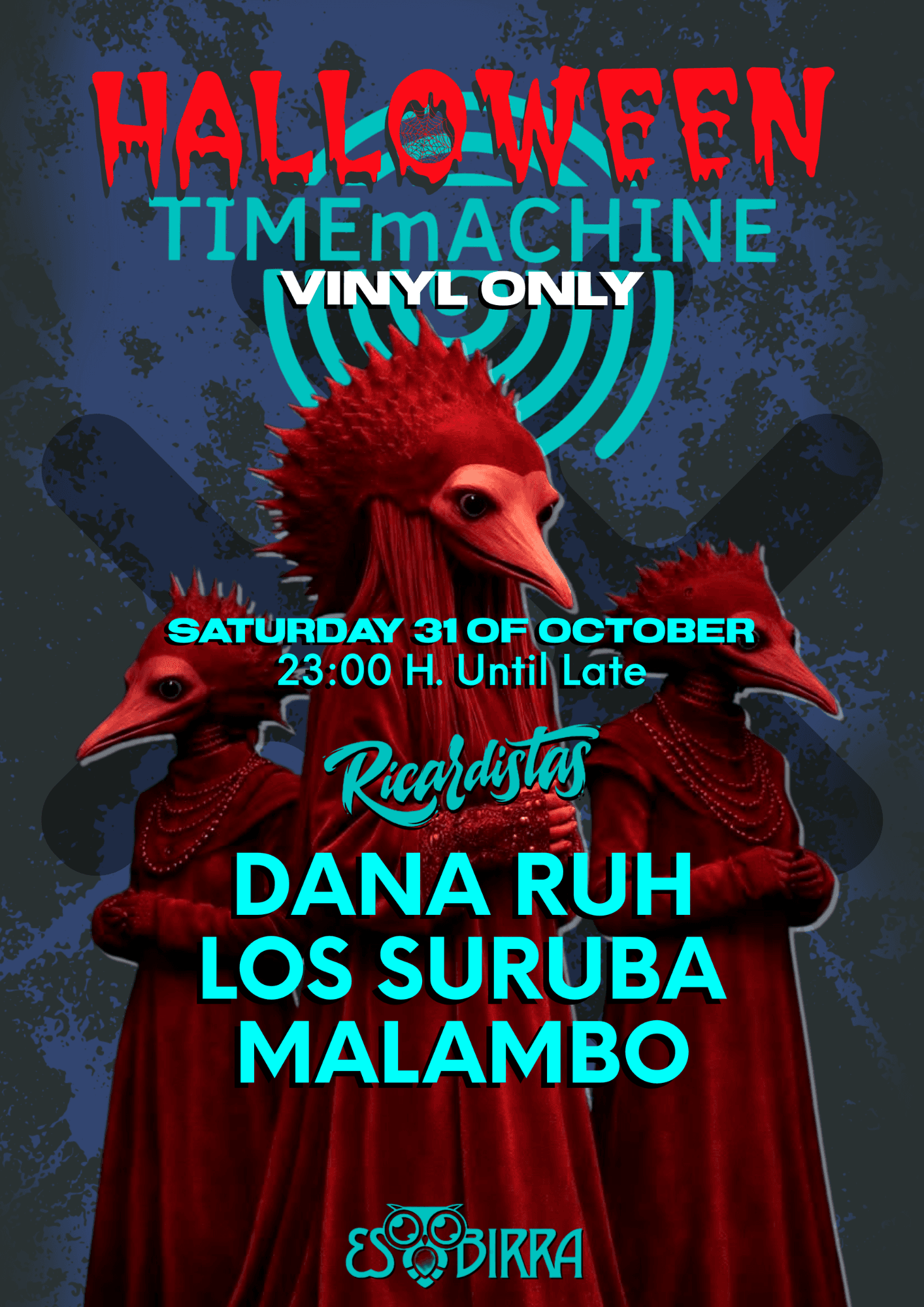Cartel de TIMEmACHINE Halloween