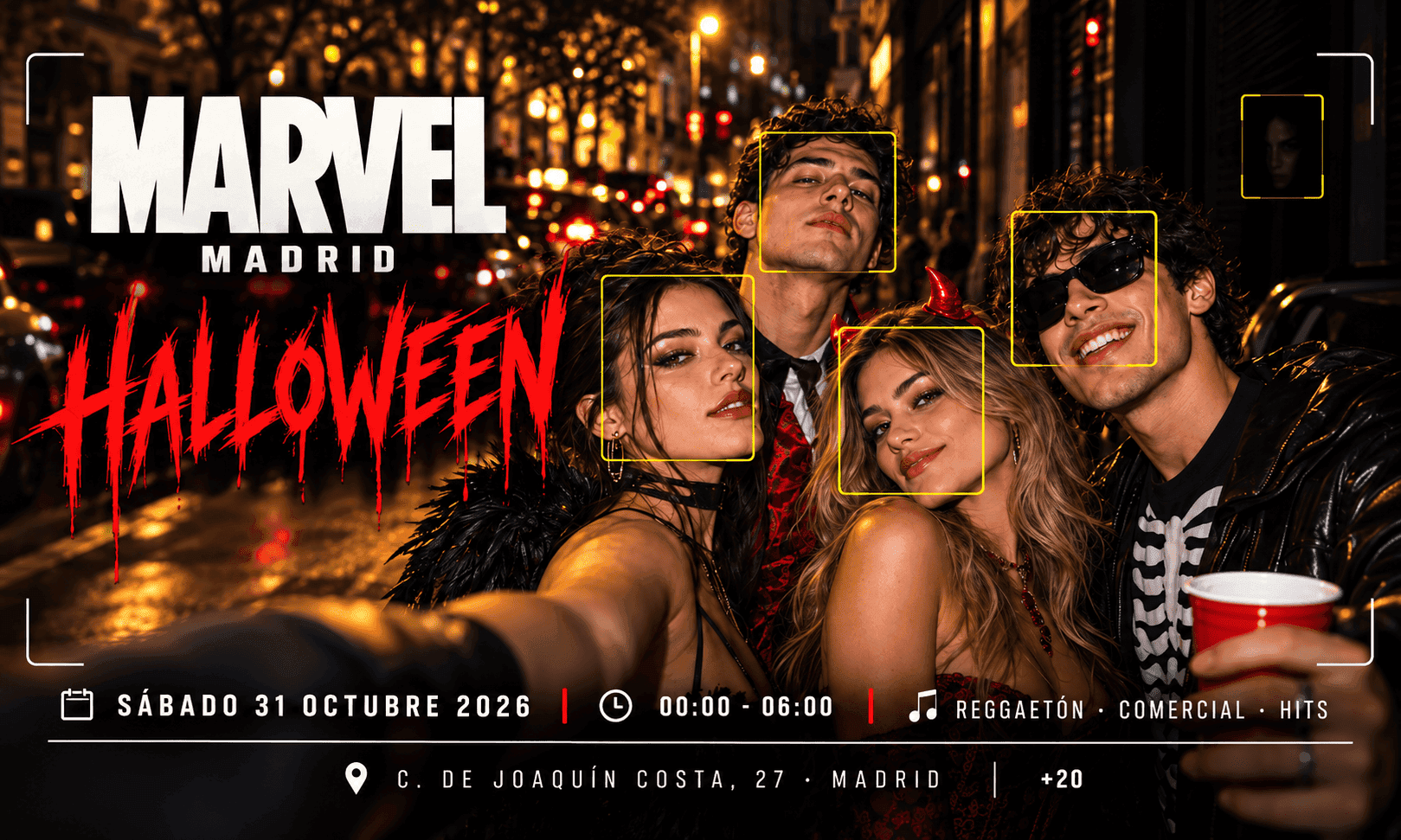 Cartel de Fiesta de Halloween 2026